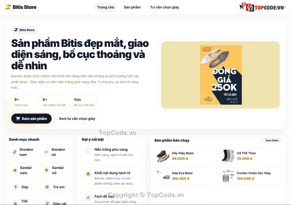 web sản phẩm,web bán sản phẩm,bitis